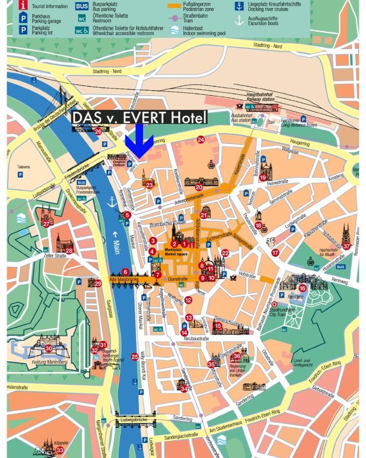 Das V Evert Hotel - Am Congress Centrum Wuerzburg Kültér fotó